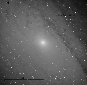 M31 oczami teleskopu Bradforda